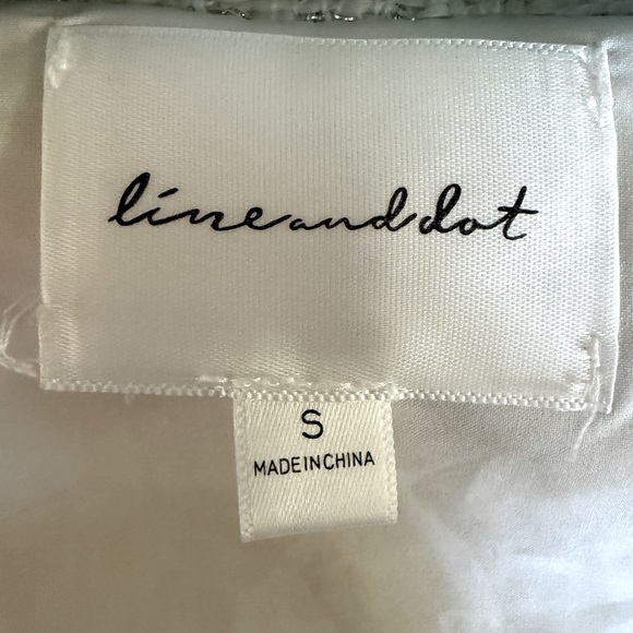 Line & Dot Kinzie Mini Dress in Ivory, size S - Picture 10 of 11